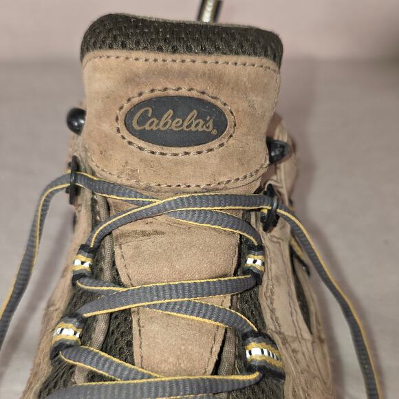 Cabelas Mens Size 8M Mid Hiking Shoes Tan/Brown  Dry-Plus Lace Up 84-1187 - Picture 7 of 11